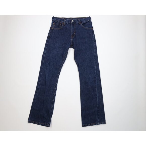 Vintage Y2K Levis 517 Mens 29x32 Faded Flared Western Bootcut Denim Jeans Blue